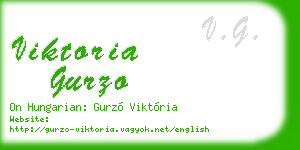 viktoria gurzo business card